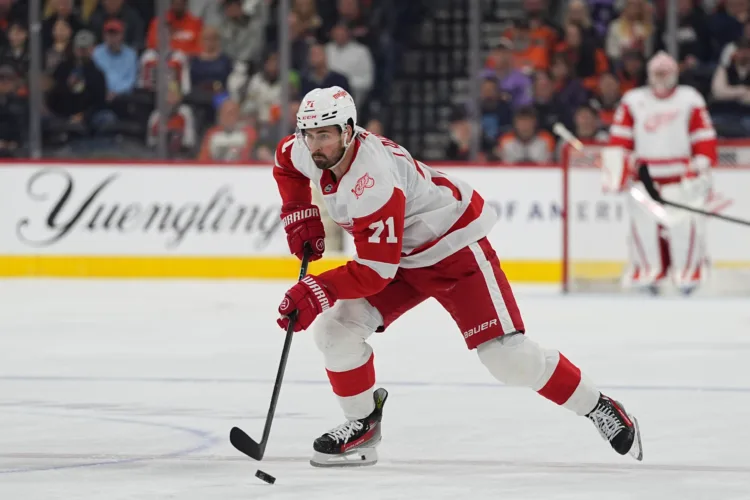 Red Wings say Dylan Larkin won't skate with team at start of camp due to off-ice training injury